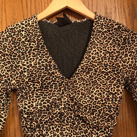 Women dress, body hugging, asymmetrical overlap - Picture 3 of 7